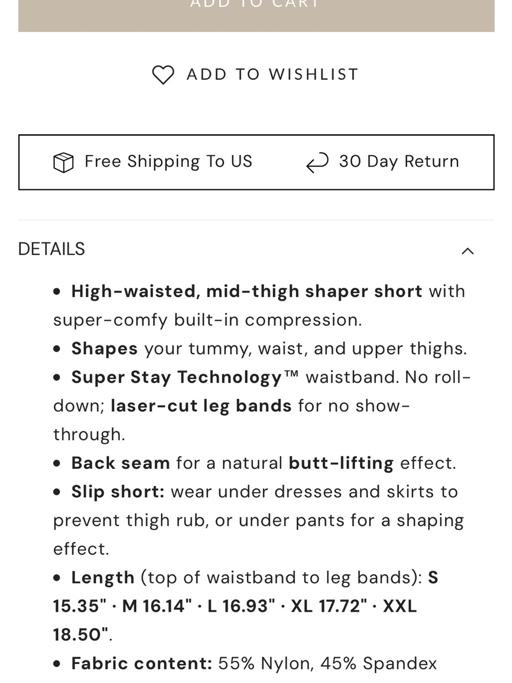 Bella tuck & lift seamless slip short - Picture 4 of 9